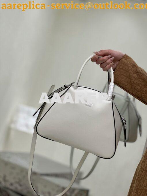 Replica Prada Small Leather Supernova Handbag 1BA366 White 2