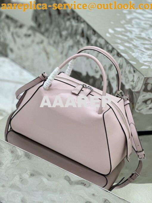 Replica Prada Medium Leather Supernova Handbag 1BA365 Alabaster Pink 12