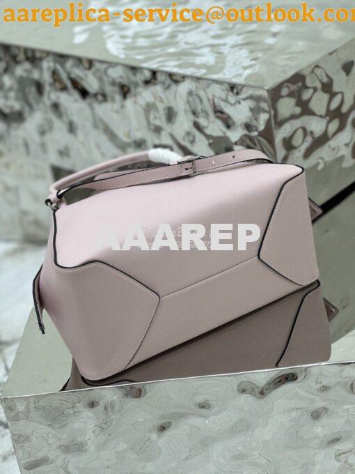 Replica Prada Medium Leather Supernova Handbag 1BA365 Alabaster Pink 13