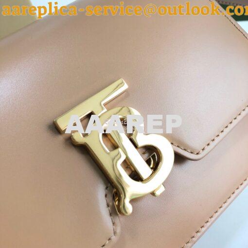 Replica Burberry TB Leather Bag 80103351 Light camel 3