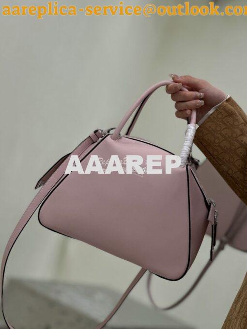 Replica Prada Small Leather Supernova Handbag 1BA366 Alabaster Pink 3