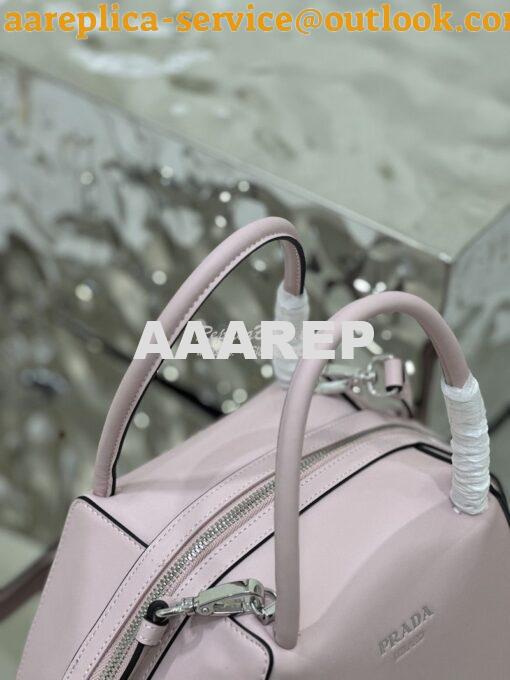 Replica Prada Small Leather Supernova Handbag 1BA366 Alabaster Pink 8