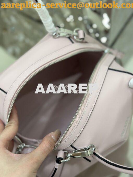 Replica Prada Small Leather Supernova Handbag 1BA366 Alabaster Pink 11