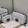 Replica Dior Medium Large Caro Bag Black Gold Lucky Star Cannage Lambs 20