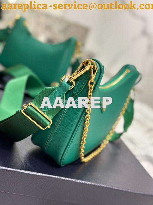 Replica Prada Re-edition 2005 Saffiano Leather Bag 1BH204 Green 9