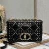 Replica Dior Medium Large Caro Bag Latte Gold Lucky Star Cannage Lambs 20