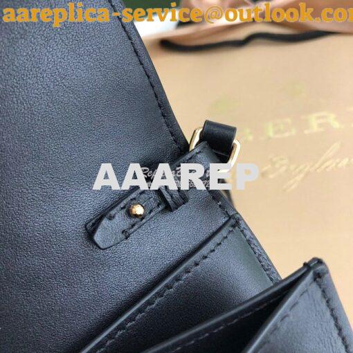 Replica Burberry Monogram Leather Wallet with Detachable Strap 8010476 8