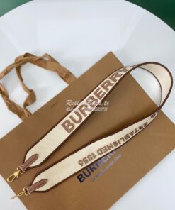 Replica Burberry Cotton Canvas and Leather Pocket Bag Strap 80432421 B 2