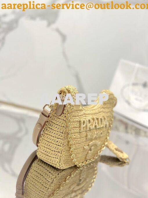 Replica Prada Re-Edition Crochet Mini-bag Raffia 1BC204 5