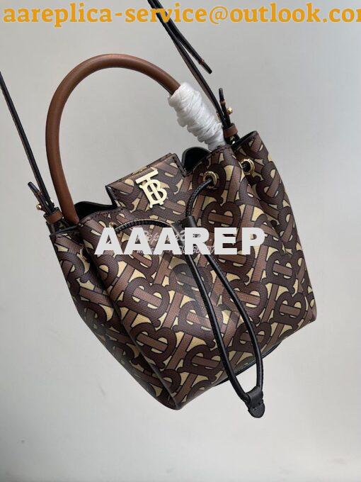 Replica Burberry Monogram E-canvas Bucket Bag 80316541