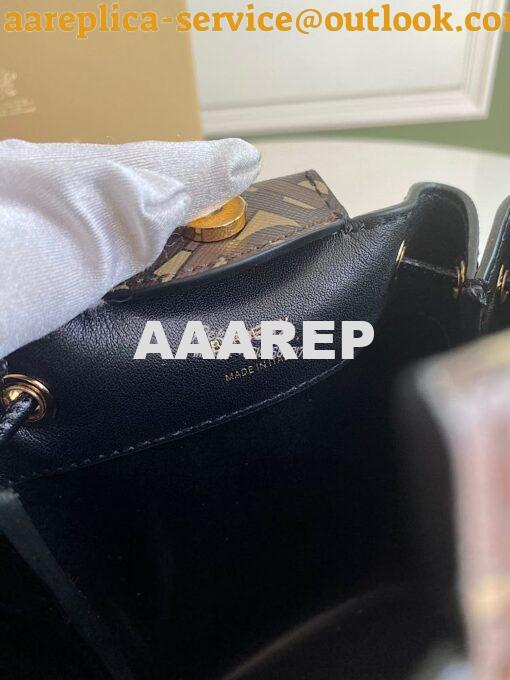 Replica Burberry Monogram E-canvas Bucket Bag 80316541 8