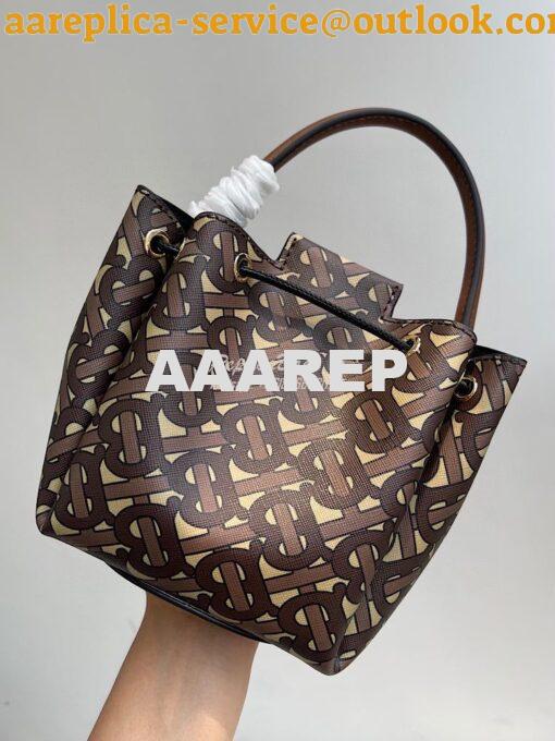 Replica Burberry Monogram E-canvas Bucket Bag 80316541 9