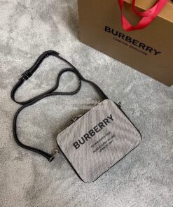 Replica Burberry Horseferry Print Canvas and Leather Crossbody Bag 803