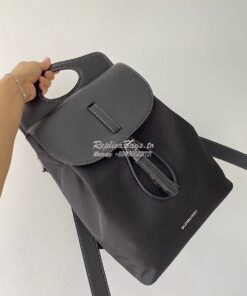 Replica Burberry Nylon and Leather Pocket Backpack 80420191 Black