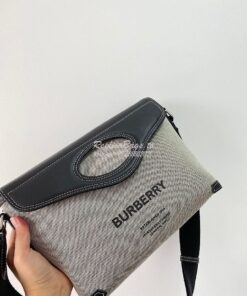 Replica Burberry Horseferry Print Canvas Pocket Messenger Bag 80416681 2