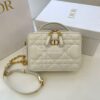 Replica Dior Caro Box Bag With Chain Antique Pink Quilted Macrocannage 10