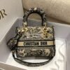 Replica Dior 30 Montaigne Chain Bag With Handle in Latte Maxicannage L 11