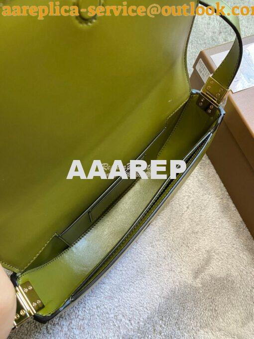 Replica Burberry Small Leather Olympia Bag 80363811 Juniper Green 7