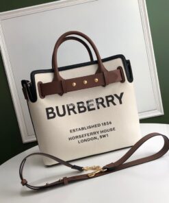 Replica Burberry The Medium Cotton Canvas Triple Stud Belt Bag 8014808 2