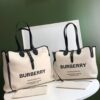 Replica Burberry The Large Soft Cotton Canvas Belt Bag 80313191 Black 11