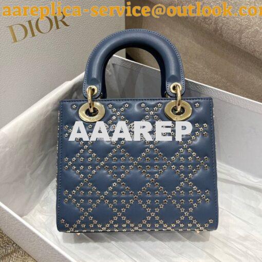 Replica Dior Small Lady Dior My ABCdior Bag Lucky Star Cannage Lambski 5