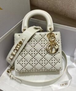 Replica Dior Small Lady Dior My ABCdior Bag Lucky Star Cannage Lambski