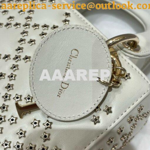 Replica Dior Small Lady Dior My ABCdior Bag Lucky Star Cannage Lambski 3