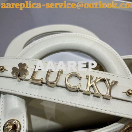 Replica Dior Small Lady Dior My ABCdior Bag Lucky Star Cannage Lambski 6