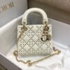 Replica Dior Mini Lady Dior Bag Denim Blue  Lucky Star Cannage Lambski 10