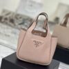 Replica Prada Leather mini bag 1BA349 White 11