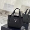 Replica Prada 2ne007 nero tessuto saffiano black clutch bag 11