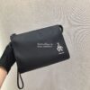 Replica Prada 2ne007 nero tessuto saffiano black clutch bag 10