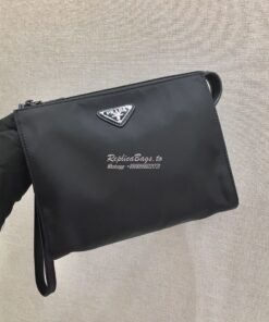 Replica Prada Re-Nylon and Saffiano leather necessaire