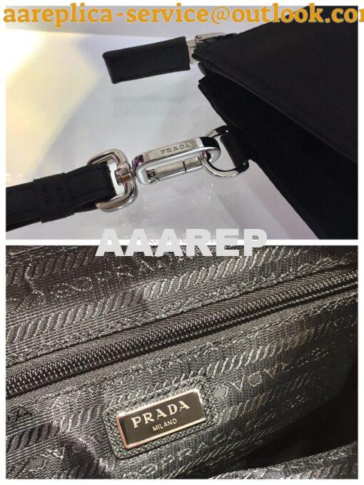 Replica Prada Re-Nylon and Saffiano leather necessaire 2 9