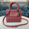 Replica Dior Lady Dior Medium Flap Cover Quilted in Cannage Lambskin L 11