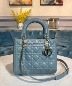 Replica Dior Lady Dior Medium Flap Cover Quilted in Cannage Lambskin L