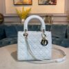 Replica Dior Lady Dior Medium Flap Cover Quilted in Cannage Lambskin L 11