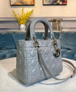 Replica Dior Lady Dior Medium Flap Cover Quilted in Cannage Lambskin L 2