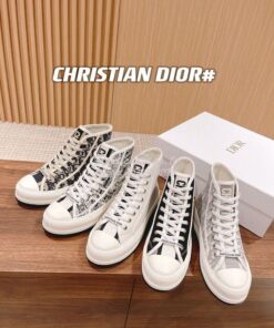 Replica Dior Walk'n'Dior High-top Platform Sneaker KCK382P T04