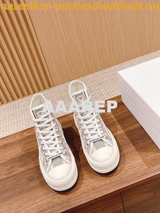 Replica Dior Walk'n'Dior High-top Platform Sneaker KCK382P T04 2