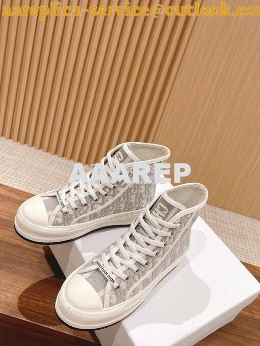 Replica Dior Walk'n'Dior High-top Platform Sneaker KCK382P T04 4