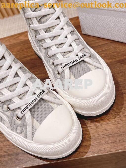 Replica Dior Walk'n'Dior High-top Platform Sneaker KCK382P T04 6