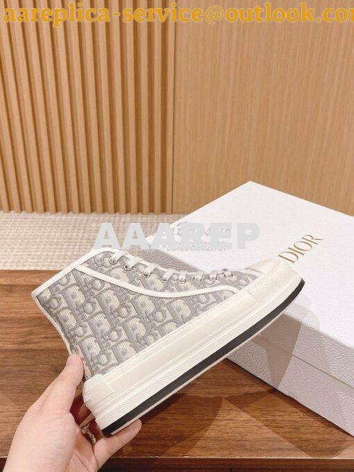 Replica Dior Walk'n'Dior High-top Platform Sneaker KCK382P T04 9