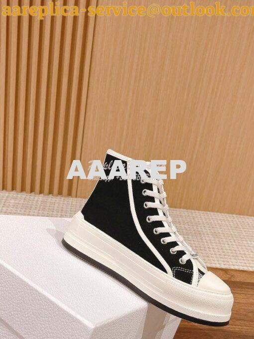 Replica Dior Walk'n'Dior High-top Platform Sneaker KCK382P T03