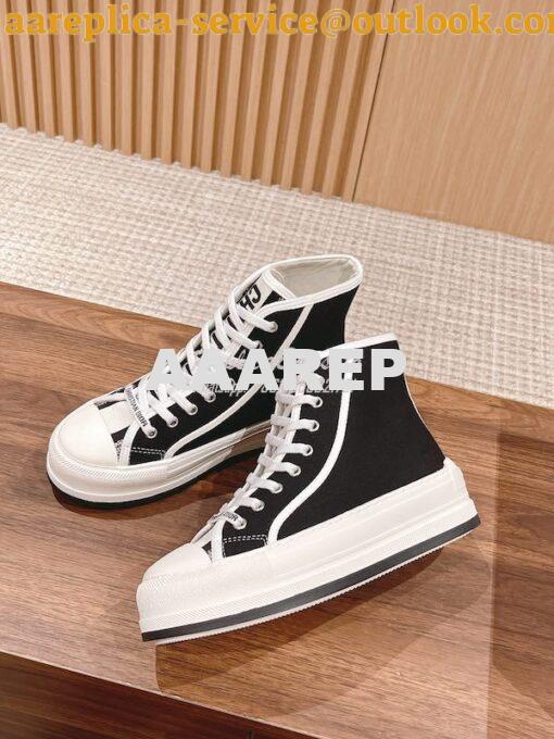 Replica Dior Walk'n'Dior High-top Platform Sneaker KCK382P T03 2