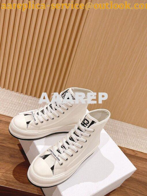 Replica Dior Walk'n'Dior High-top Platform Sneaker KCK382P T02 3