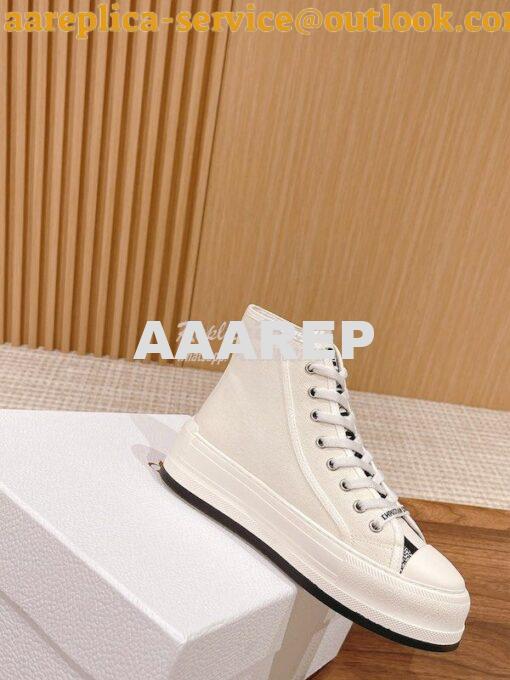 Replica Dior Walk'n'Dior High-top Platform Sneaker KCK382P T02 4