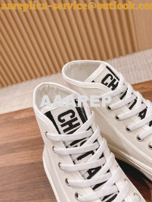 Replica Dior Walk'n'Dior High-top Platform Sneaker KCK382P T02 6