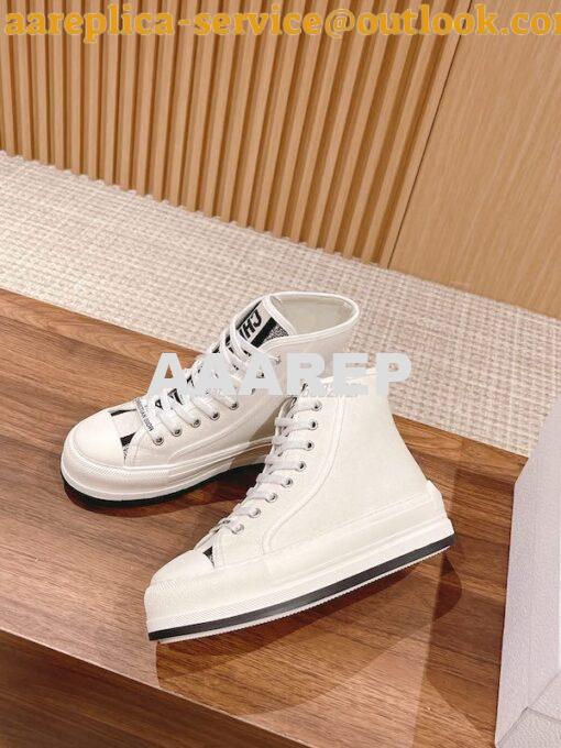 Replica Dior Walk'n'Dior High-top Platform Sneaker KCK382P T02 7