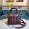 Replica Dior Lady Dior Medium Flap Cover Quilted in Cannage Lambskin L 11